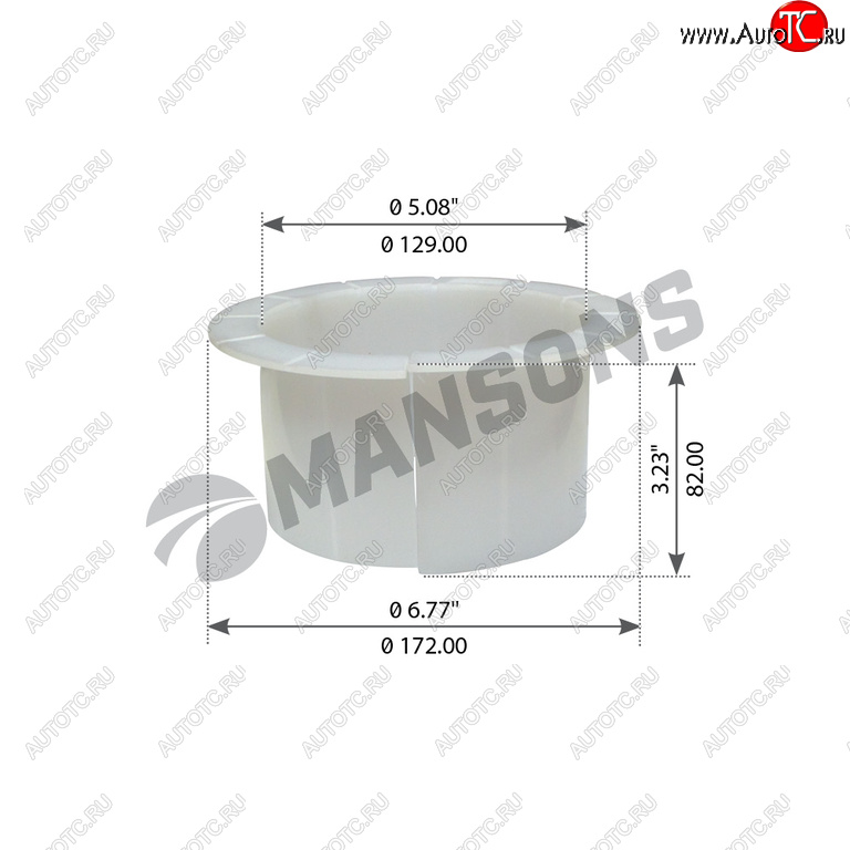 126 р. Втулка VOLVO балансира MANSONS MANSONS 900.110  с доставкой в г. Кемерово