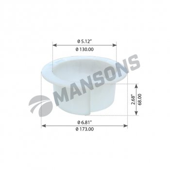 187 р. Втулка VOLVO балансира MANSONS MANSONS 900.394.6  с доставкой в г. Кемерово. Увеличить фотографию 1
