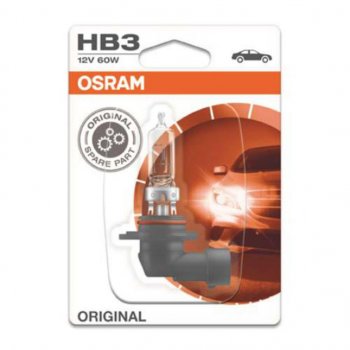 699 р. Лампа 12V HB3 60W P20d блистер (1шт.) OSRAM OSRAM 9005-01b  с доставкой в г. Кемерово. Увеличить фотографию 1