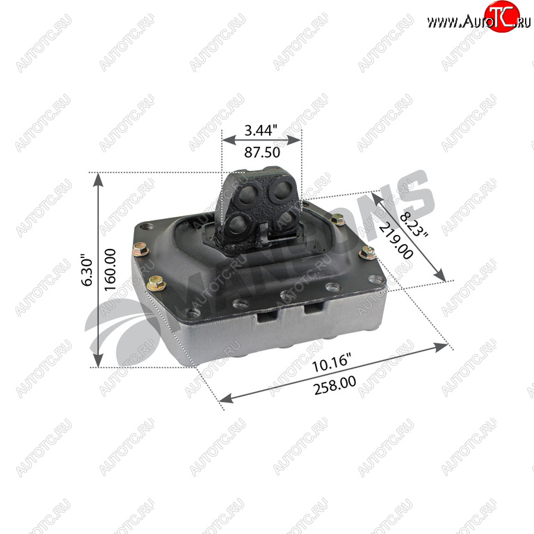 7 649 р. Подушка VOLVO двигателя задняя MANSONS MANSONS 900.528  с доставкой в г. Кемерово
