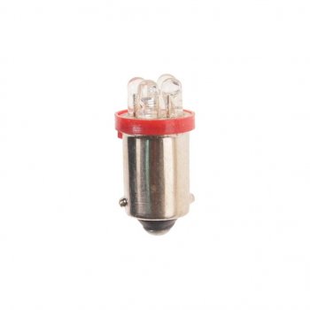 12 р. Лампа светодиодная 12V T4W BA9s 4 светодиода MEGAPOWER MEGAPOWER-AUTOMOTIVE 90123r  с доставкой в г. Кемерово. Увеличить фотографию 2