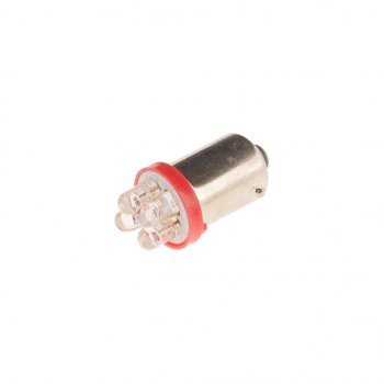 12 р. Лампа светодиодная 12V T4W BA9s 4 светодиода MEGAPOWER MEGAPOWER-AUTOMOTIVE 90123r  с доставкой в г. Кемерово. Увеличить фотографию 1