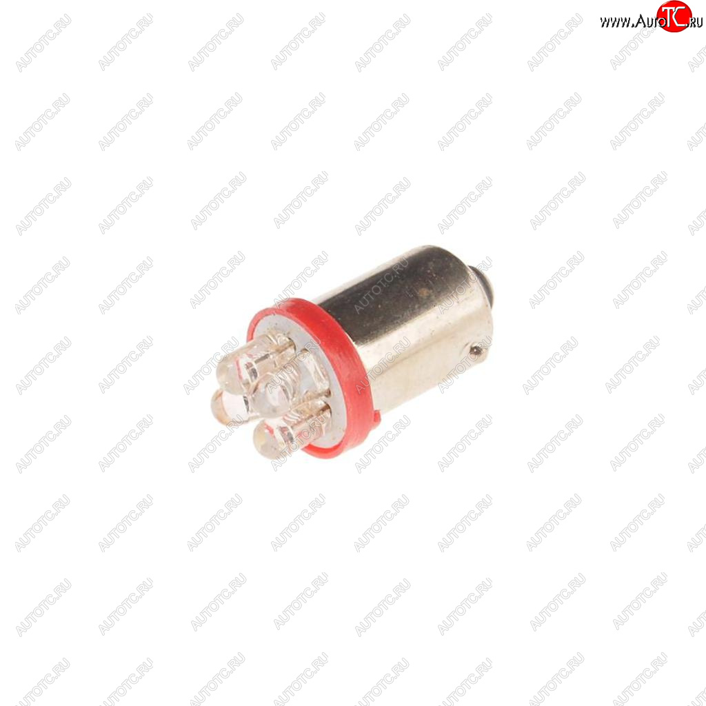 12 р. Лампа светодиодная 12V T4W BA9s 4 светодиода MEGAPOWER MEGAPOWER-AUTOMOTIVE 90123r  с доставкой в г. Кемерово