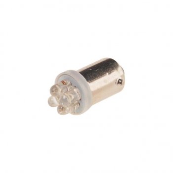 17 р. Лампа светодиодная 12V T4W BA9s 6000K 4 светодиода MEGAPOWER MEGAPOWER-AUTOMOTIVE 90123w  с доставкой в г. Кемерово. Увеличить фотографию 1