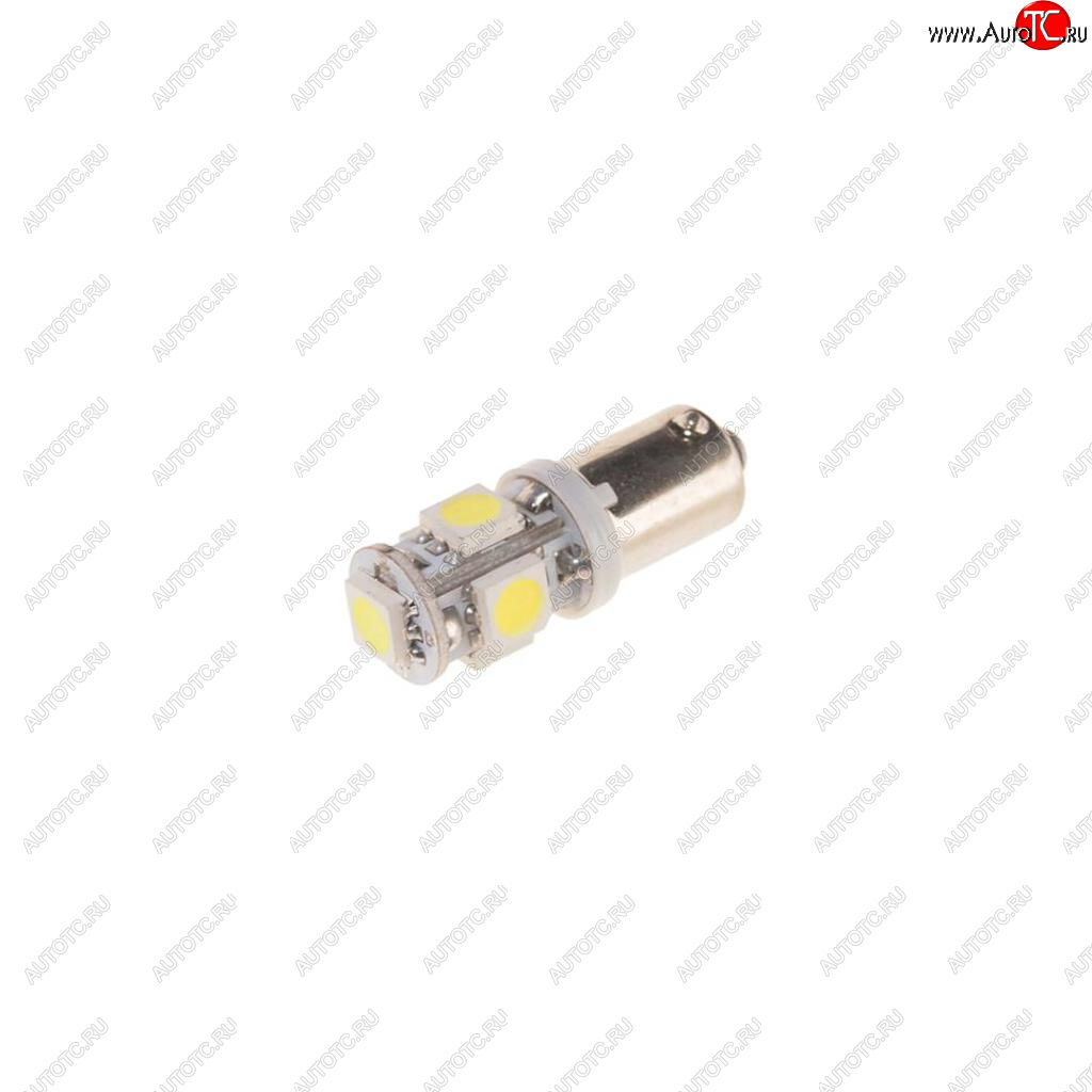 47 р. Лампа светодиодная 12V T4W BA9s 6000K 5 светодиодов MEGAPOWER MEGAPOWER-AUTOMOTIVE 90125w  с доставкой в г. Кемерово