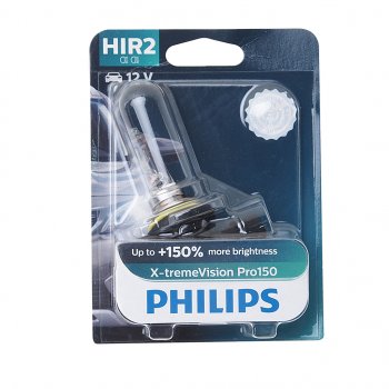 3 499 р. Лампа 12V HIR2 55W PX22d +150% блистер (1шт.) X-Treme Vision Pro 150 PHILIPS PHILIPS 9012xvproбл  с доставкой в г. Кемерово. Увеличить фотографию 1
