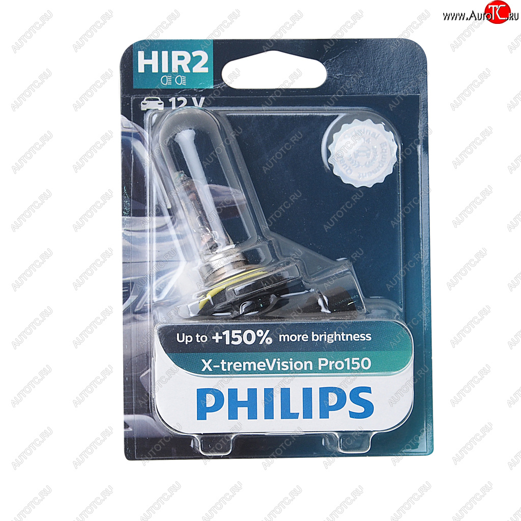 3 499 р. Лампа 12V HIR2 55W PX22d +150% блистер (1шт.) X-Treme Vision Pro 150 PHILIPS PHILIPS 9012xvproбл  с доставкой в г. Кемерово