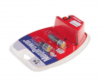 349 р. Лампа светодиодная 12V T4W BA9s 6000K блистер (2шт.) с тестером MEGAPOWER MEGAPOWER-AUTOMOTIVE 90134w-2блт  с доставкой в г. Кемерово. Увеличить фотографию 2
