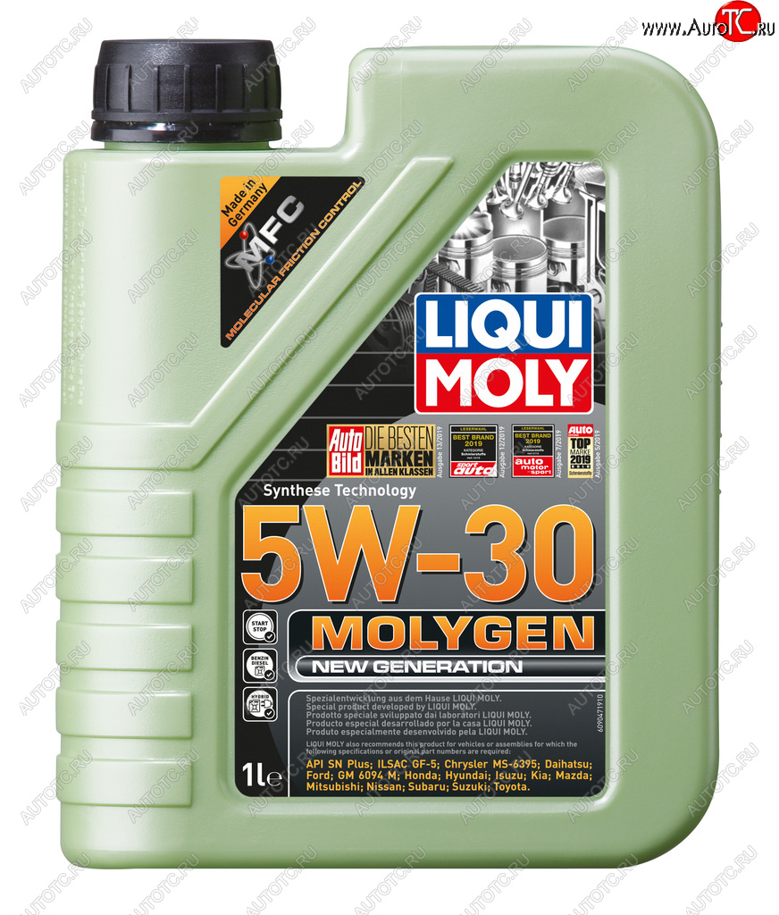 1 689 р. Масло моторное MOLYGEN NEW GENERATION 5W30 синт.1л LIQUI MOLY LIQUI MOLY 9047  с доставкой в г. Кемерово