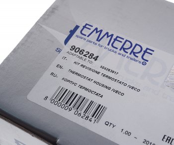5 649 р. Ремкомплект IVECO корпуса термостата EMMERRE EMMERRE 906284  с доставкой в г. Кемерово. Увеличить фотографию 4