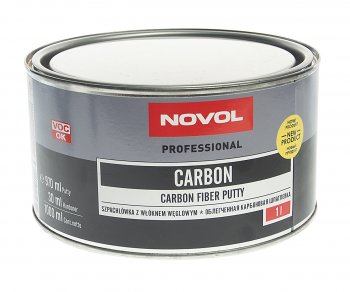1 669 р. Шпатлевка облегченная карбоновая CARBON 1кг NOVOL NOVOL 90952 NOVOL 90952  с доставкой в г. Кемерово. Увеличить фотографию 1