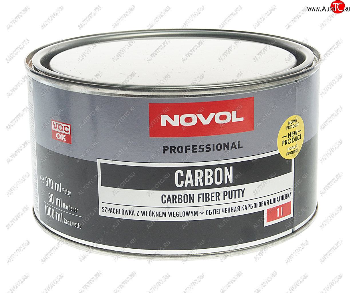 1 669 р. Шпатлевка облегченная карбоновая CARBON 1кг NOVOL NOVOL 90952 NOVOL 90952  с доставкой в г. Кемерово