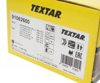 3 399 р. Колодки тормозные задние барабанные (4шт.) TEXTAR Nissan Micra K12 5 дв. дорестайлинг (2002-2005)  с доставкой в г. Кемерово. Увеличить фотографию 4