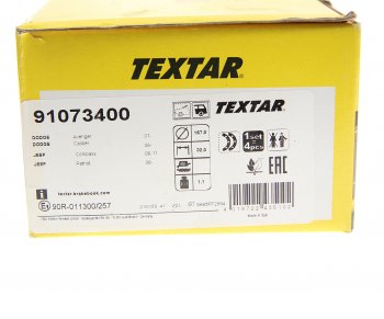 4 199 р. Колодки тормозные задние барабанные (4шт.) TEXTAR Mitsubishi Outlander XL (CW)  дорестайлинг (2005-2009)  с доставкой в г. Кемерово. Увеличить фотографию 3
