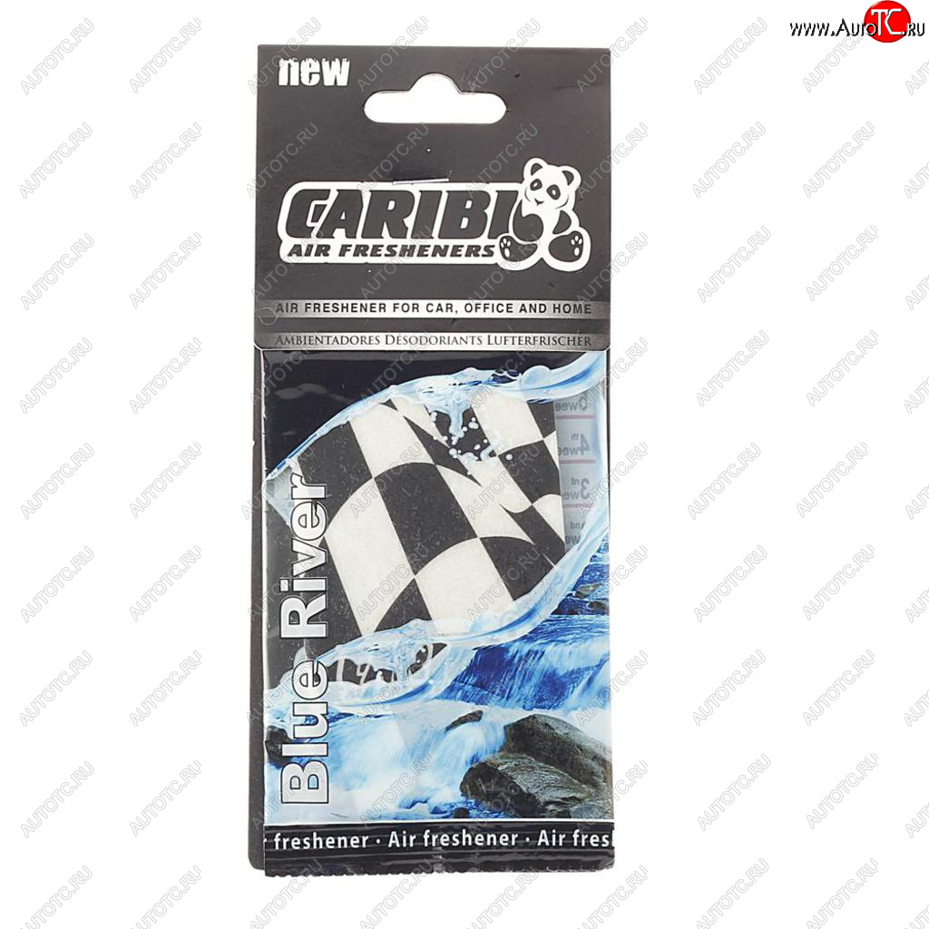 92 р. Ароматизатор подвесной пластина (голубая река) Formula-1 CARIBI CARIBI 91541  с доставкой в г. Кемерово