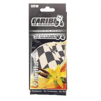 92 р. Ароматизатор подвесной пластина (ваниль) Formula-1 CARIBI CARIBI 91558  с доставкой в г. Кемерово. Увеличить фотографию 1