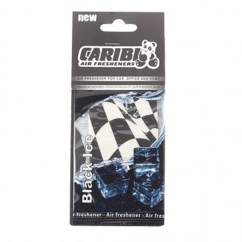 92 р. Ароматизатор подвесной пластина (черный лед) Formula-1 CARIBI CARIBI 91589  с доставкой в г. Кемерово. Увеличить фотографию 1