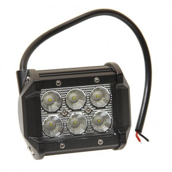 1 149 р. Балка светодиодная 1224V 18W (6 светодиодов) 100х85х65мм (ближний свет) двухрядная LED LT LED TECHNOLOGY 9-18f  с доставкой в г. Кемерово. Увеличить фотографию 1