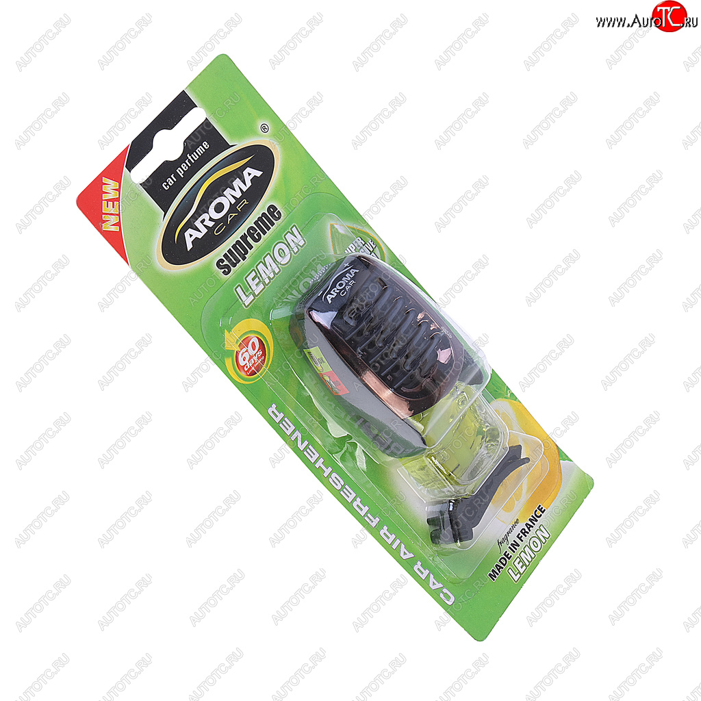 359 р. Ароматизатор на дефлектор жидкостный (лимон) 7мл Supreme AROMA CAR AROMA CAR 92046 AROMA CAR 92046  с доставкой в г. Кемерово