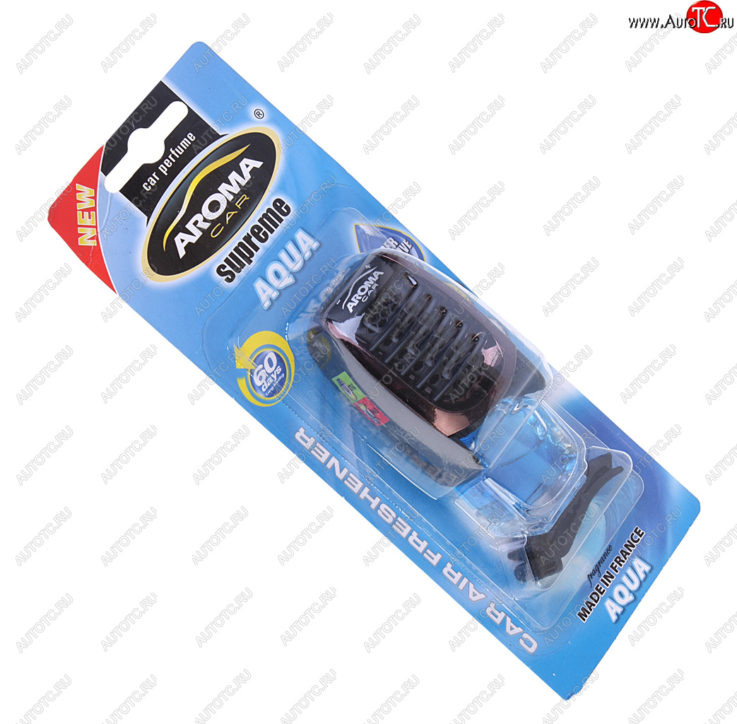 359 р. Ароматизатор на дефлектор жидкостный (аква) 7мл Supreme AROMA CAR AROMA CAR 92047 AROMA CAR 92047  с доставкой в г. Кемерово