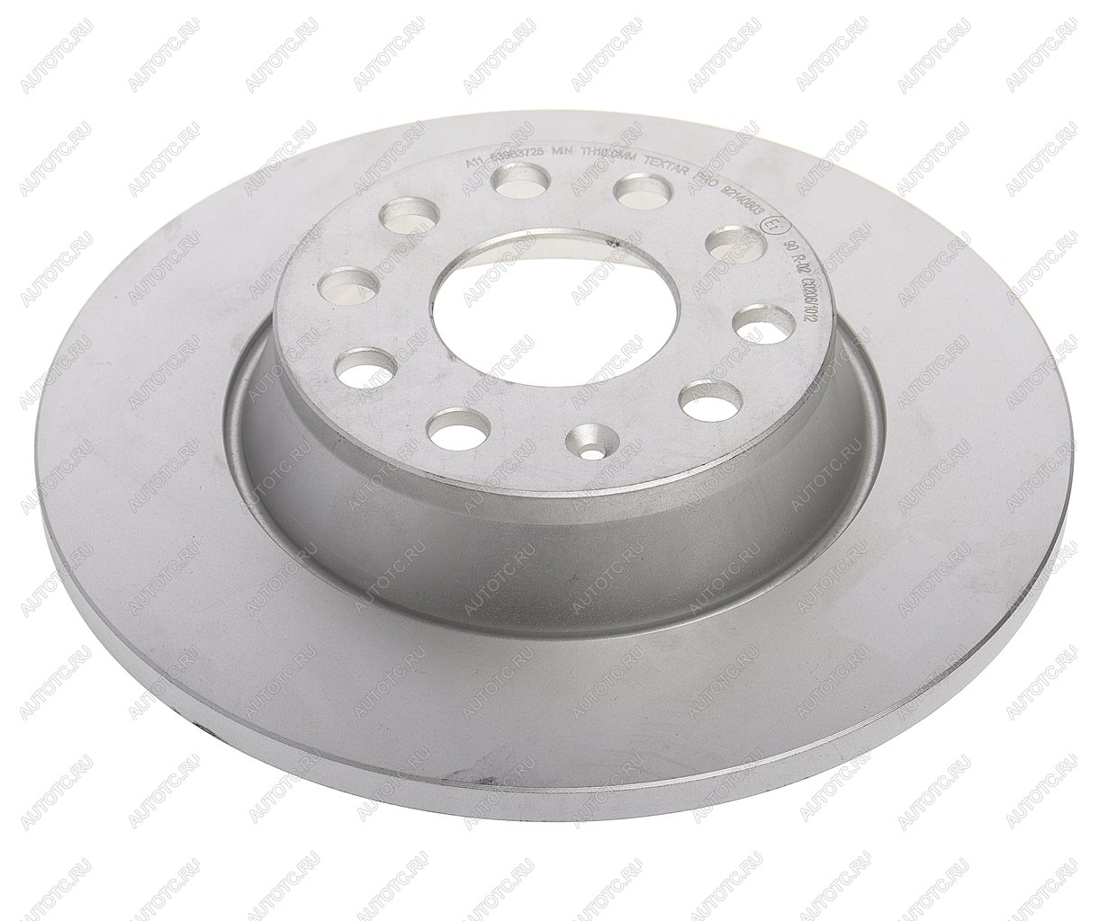 3 499 р. Диск тормозной VW Golf,Jetta,Tiguan AUDI A1,A3,TT задний (1шт.) TEXTAR TEXTAR 92140803 TEXTAR 92140803  с доставкой в г. Кемерово