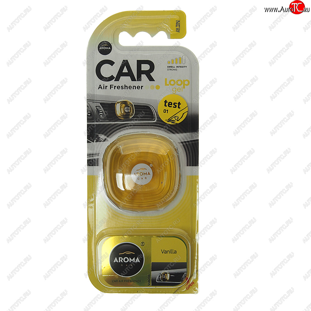 299 р. Ароматизатор на дефлектор гелевый (ваниль) Loop AROMA CAR AROMA CAR 92599  с доставкой в г. Кемерово