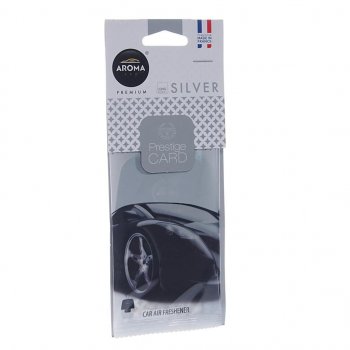 157 р. Ароматизатор подвесной пластина (парфюм) Silver Prestiged AROMA CAR AROMA CAR 92665  с доставкой в г. Кемерово. Увеличить фотографию 1
