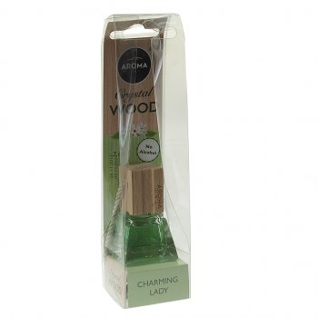 369 р. Ароматизатор подвесной жидкостный (очаровательная леди) 7мл Crystal Wood AROMA CAR AROMA CAR 92842  с доставкой в г. Кемерово. Увеличить фотографию 1