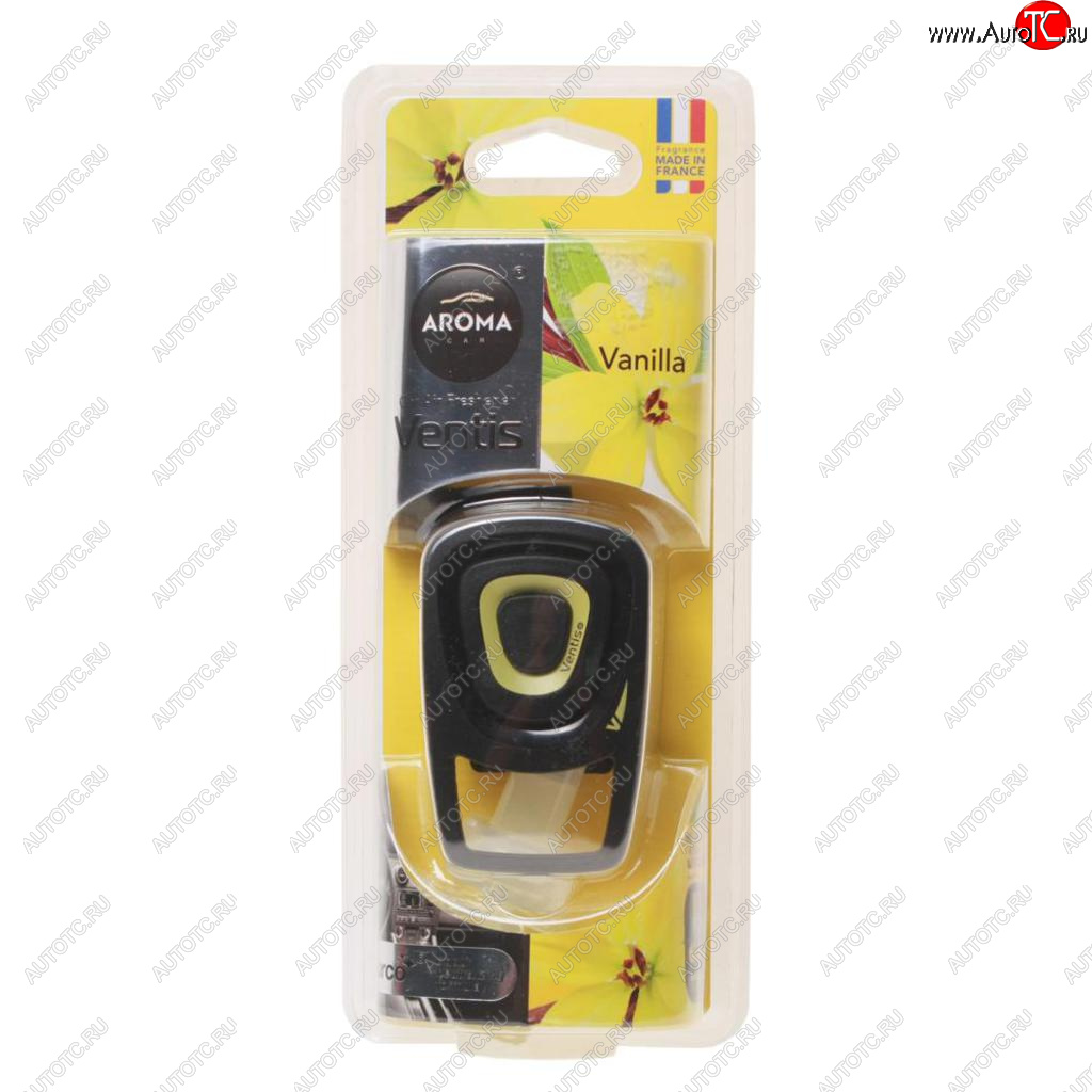499 р. Ароматизатор на дефлектор жидкостной (ваниль) 8мл Ventis AROMA CAR AROMA CAR 92917 AROMA CAR 92917  с доставкой в г. Кемерово
