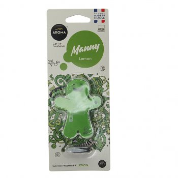 294 р. Ароматизатор на дефлектор полимерный (лимон) 8г Manny AROMA CAR AROMA CAR 92995  с доставкой в г. Кемерово. Увеличить фотографию 1