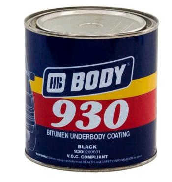 899 р. Антикор для наружных поверхностей каучук черный 1л 930 BODY BODY 9300200001  с доставкой в г. Кемерово. Увеличить фотографию 1