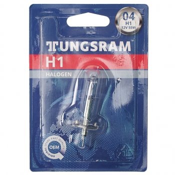 224 р. Лампа 12V H1 55W P14.5s блистер (1шт.) TUNGSRAM TUNGSRAM 93105767  с доставкой в г. Кемерово. Увеличить фотографию 1