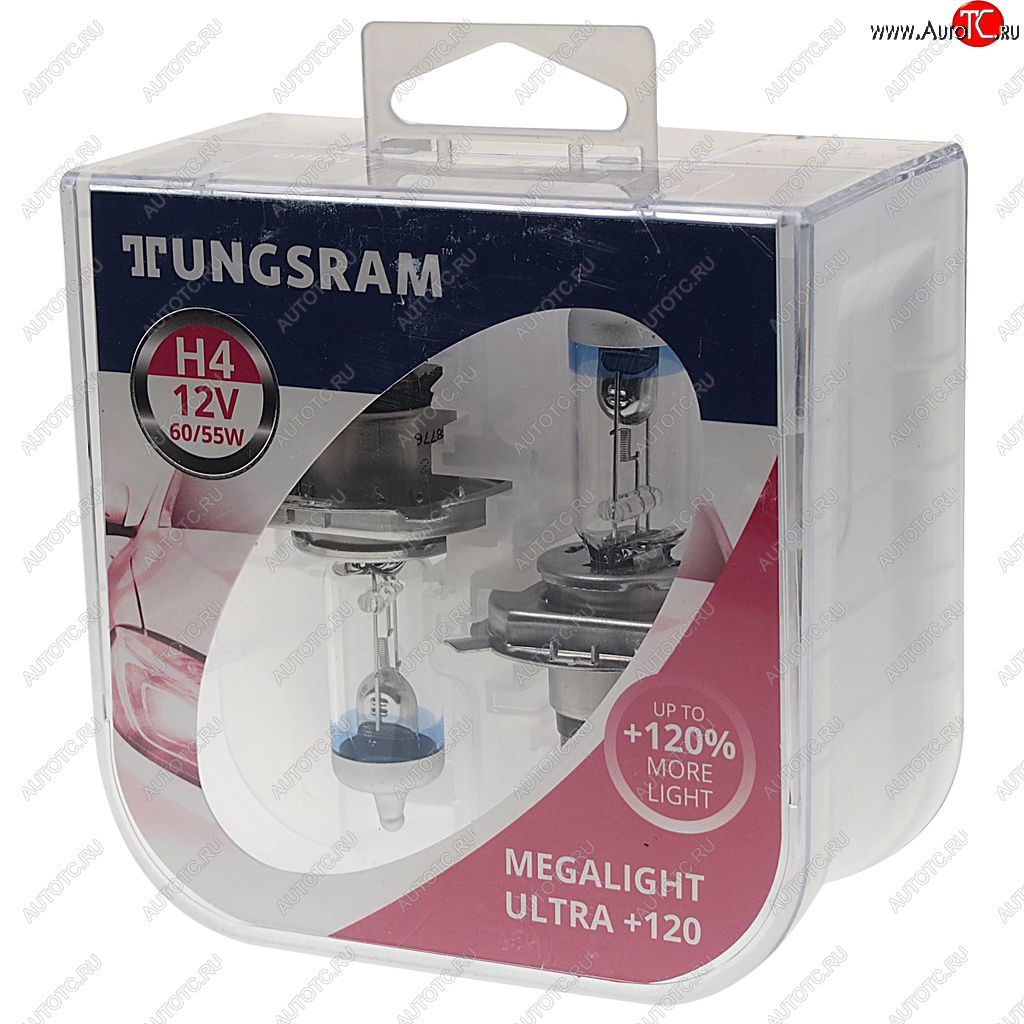1 489 р. Лампа 12V H4 6055W P43t +120% бокс (2шт.) TUNGSRAM TUNGSRAM 93116867  с доставкой в г. Кемерово