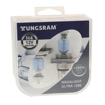 1 959 р. Лампа 12V H4 6055W P43t +200% бокс (2шт.) TUNGSRAM TUNGSRAM 93120535  с доставкой в г. Кемерово. Увеличить фотографию 1