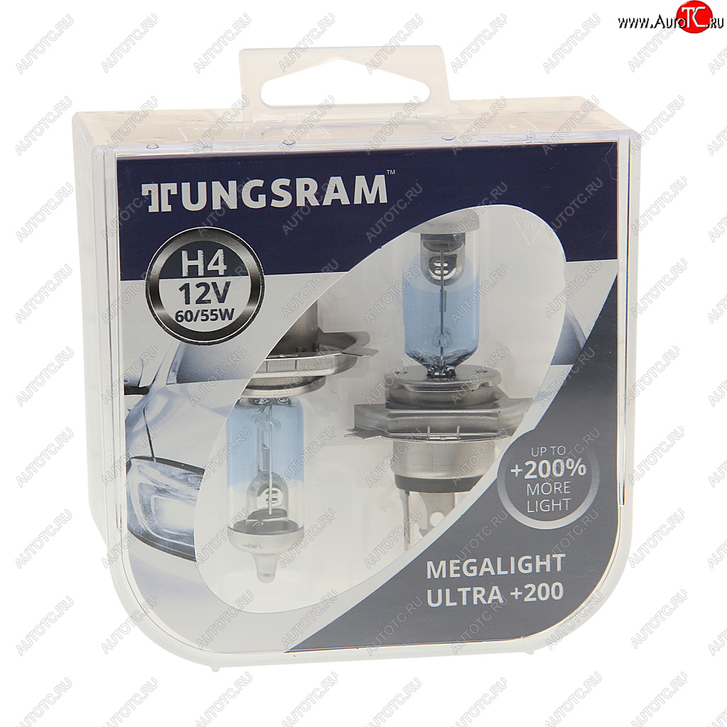 1 959 р. Лампа 12V H4 6055W P43t +200% бокс (2шт.) TUNGSRAM TUNGSRAM 93120535  с доставкой в г. Кемерово