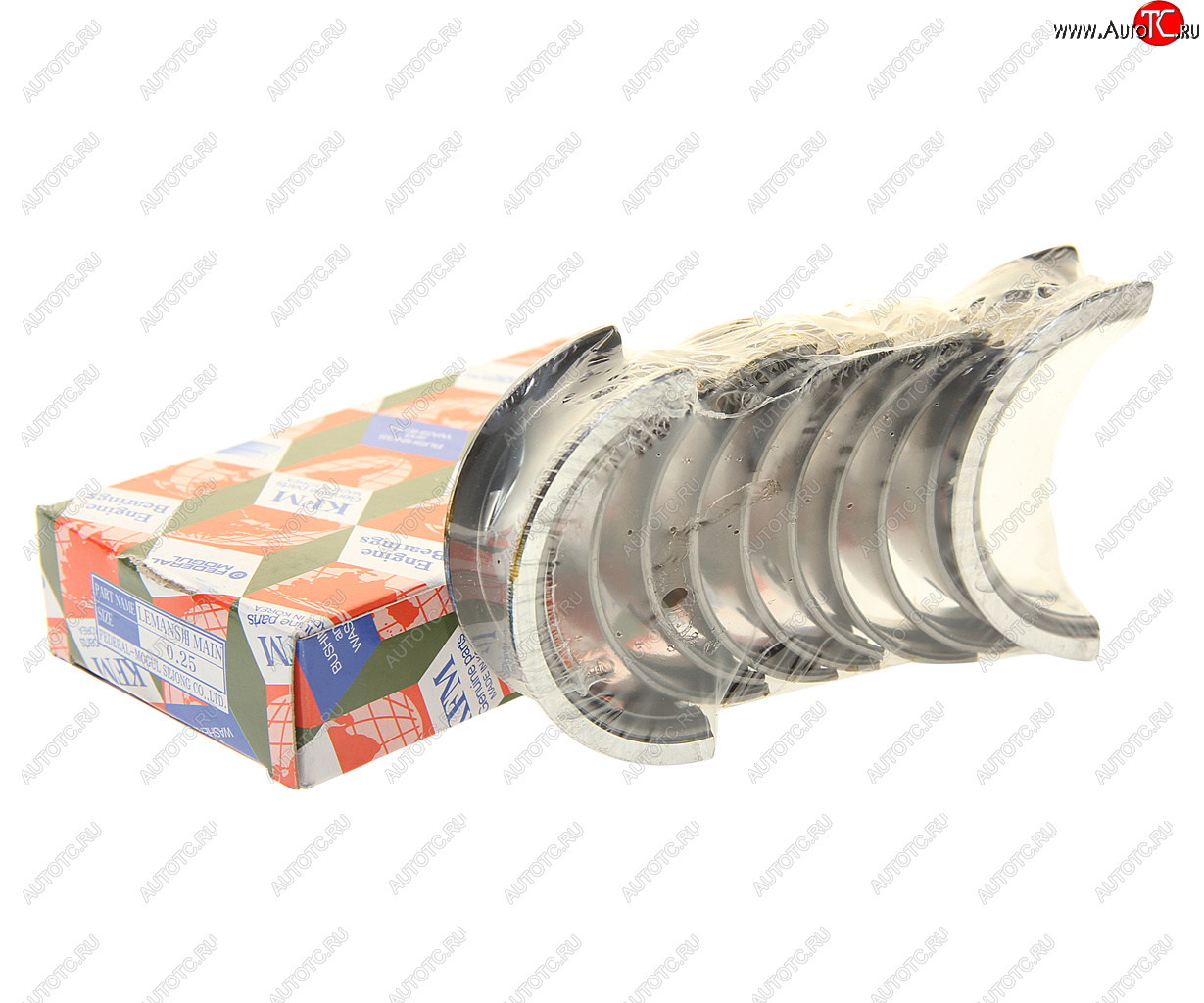 2 599 р. Вкладыши DAEWOO Nexia (95-) коренные d+0.25 комплект (10шт.) KFM KFM 93742706  с доставкой в г. Кемерово