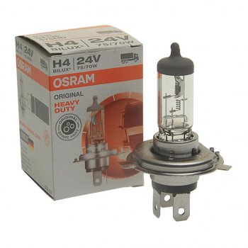 699 р. Лампа 24V H4 7570W P43t-38 Heavy Duty OSRAM OSRAM 94196  с доставкой в г. Кемерово. Увеличить фотографию 1