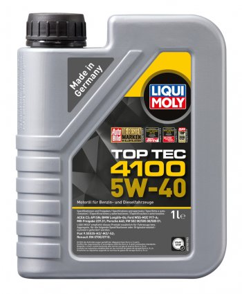 1 569 р. Масло моторное TOP TEC 4100 5W40 синт.1л LIQUI MOLY LIQUI MOLY 9510  с доставкой в г. Кемерово. Увеличить фотографию 1