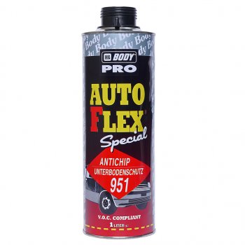 1 349 р. Антигравий черный 1л Autoflex U951 PRO BODY BODY 9510200001  с доставкой в г. Кемерово. Увеличить фотографию 1