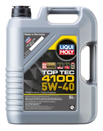 6 999 р. Масло моторное TOP TEC 4100 5W40 синт.5л LIQUI MOLY LIQUI MOLY 9511  с доставкой в г. Кемерово. Увеличить фотографию 1