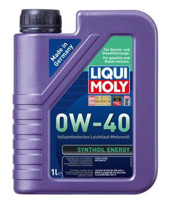 2 189 р. Масло моторное SYNTHOIL ENERGY 0W40 синт.1л LIQUI MOLY LIQUI MOLY 9514  с доставкой в г. Кемерово. Увеличить фотографию 1