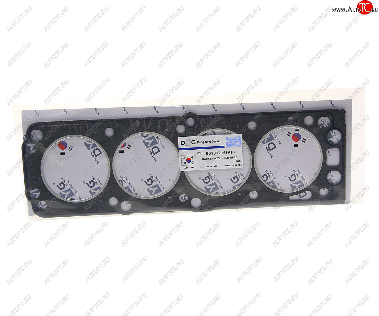 529 р. Прокладка головки блока CHEVROLET Lanos (1.5) (8V) (AF) DYG DYG 96181216  с доставкой в г. Кемерово