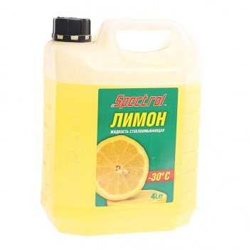 449 р. Жидкость омывателя -30С 4л лимон SPECTROL SPECTROL 9643  с доставкой в г. Кемерово. Увеличить фотографию 1