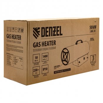 14 699 р. Пушка тепловая 50кВт 1400куб.мч газовая DENZEL DENZEL 96480  с доставкой в г. Кемерово. Увеличить фотографию 18