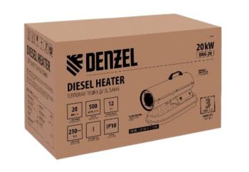 23 999 р. Пушка тепловая 20кВт 500куб.мч дизельная DENZEL DENZEL 96482  с доставкой в г. Кемерово. Увеличить фотографию 12