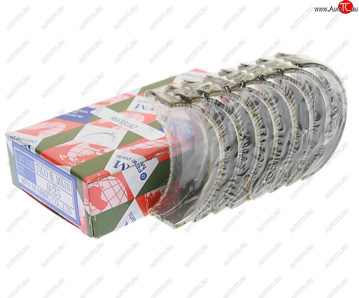 1 099 р. Вкладыши DAEWOO Matiz (0.8) коренные d+0.25 комплект (8шт.) KFM KFM 96659182  с доставкой в г. Кемерово