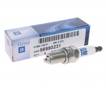 529 р. Свеча зажигания CEVROLET Cobalt (13-) (1.5) (16V) OE GENERAL MOTORS 96990231  с доставкой в г. Кемерово. Увеличить фотографию 1
