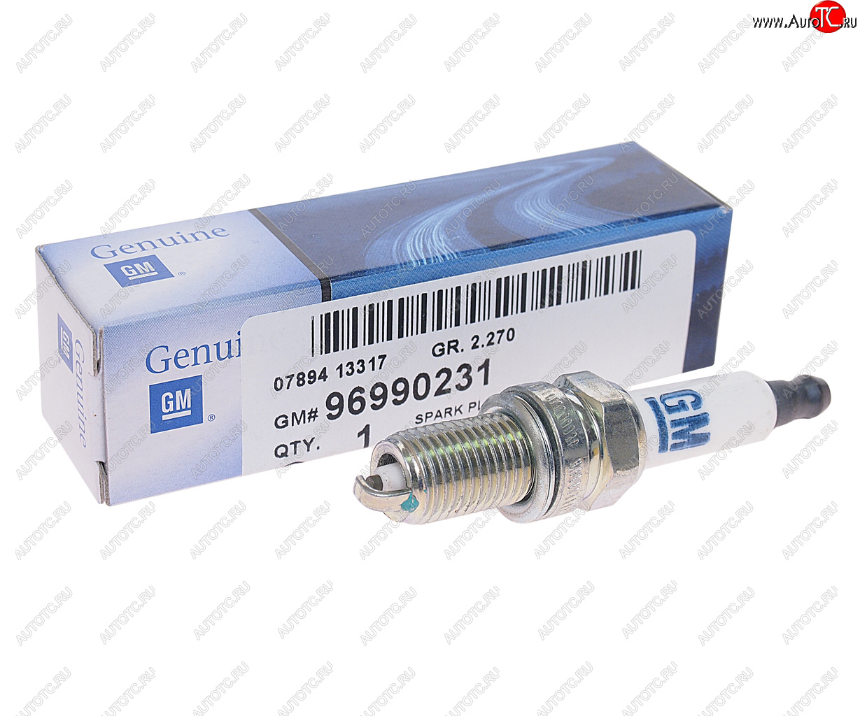 529 р. Свеча зажигания CEVROLET Cobalt (13-) (1.5) (16V) OE GENERAL MOTORS 96990231  с доставкой в г. Кемерово