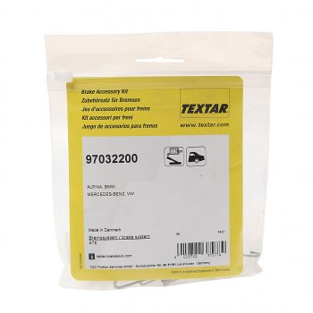 1 279 р. Ремкомплект BMW 5 (E60),X3 (E83),X5 (E53) VW Touareg колодок тормозных задних TEXTAR TEXTAR 97032200 TEXTAR 97032200  с доставкой в г. Кемерово. Увеличить фотографию 2