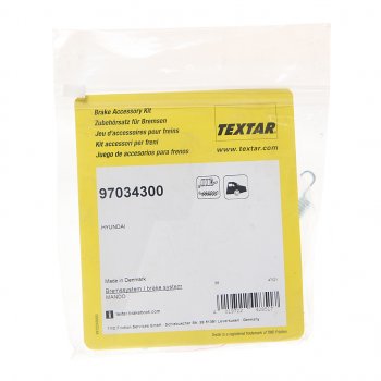 1 169 р. Ремкомплект HYUNDAI Elantra,Getz колодок тормозных задних TEXTAR TEXTAR 97034300  с доставкой в г. Кемерово. Увеличить фотографию 2